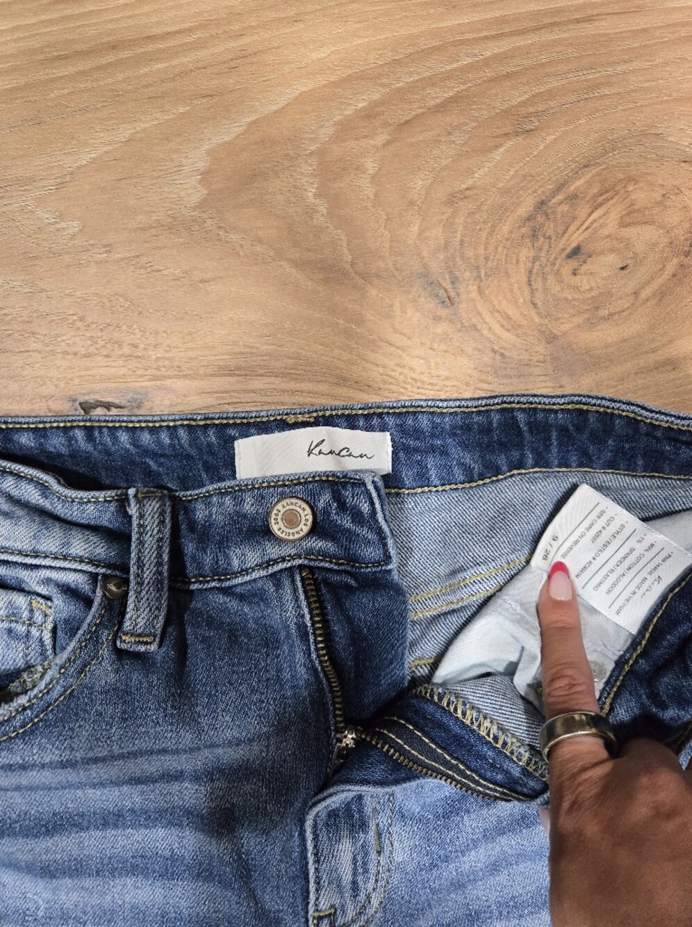 Kancan Blue High-Rise Denim Jeans